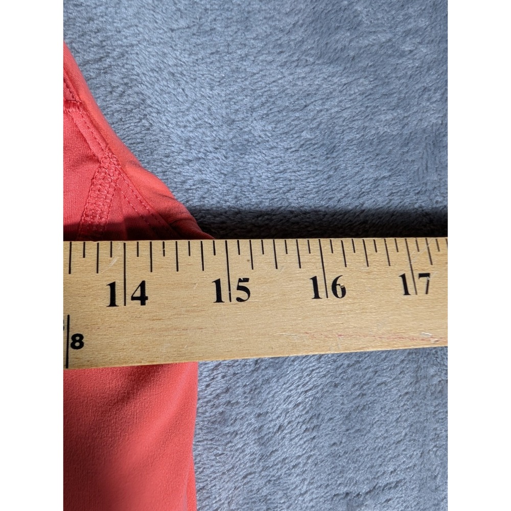 All in Motion Coral Orange Athletic Exercise Dress Built-in Shorts Pockets Med - Picture 7 of 11